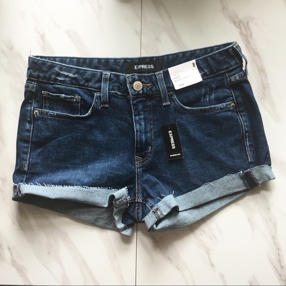 express shortie low rise